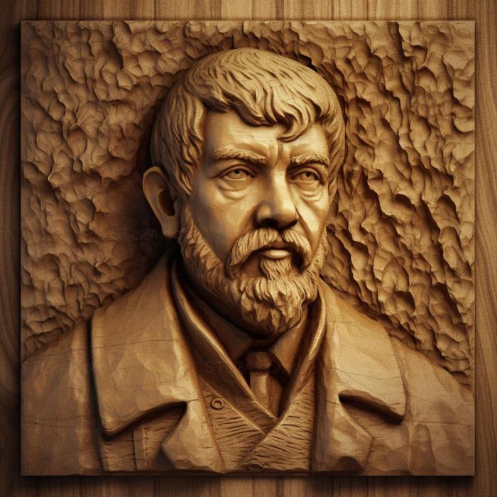 Famous (Claude Debussy 3, 3DFMS_8830) 3D models for cnc